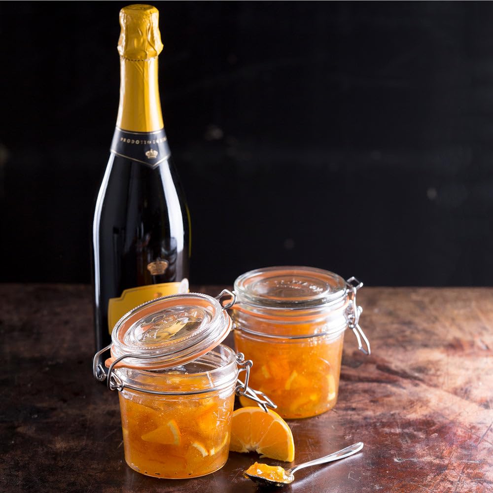 Kilner Clip Top Jar 2 Litre (2000ml) Airtight Glass Storage Jar for Preserving Fruits Vegetables Coffee Tea Rice Flour Nuts Pasta